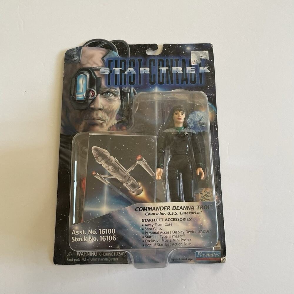 1996 Star Trek First Contact Commander Deanna Troi Action Figure